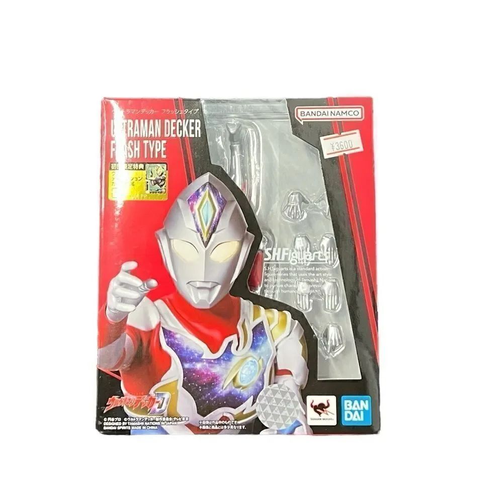 BANDAI S.H.Figuarts Ultraman Decker Flash Type Figure, New direct from Japan